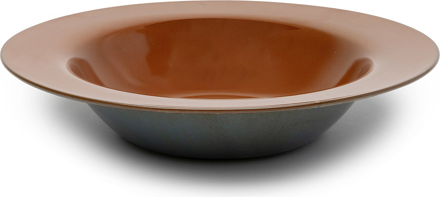 Terres de Rêves Krožnik za testenine, 27,3 cm, modro-rdeč