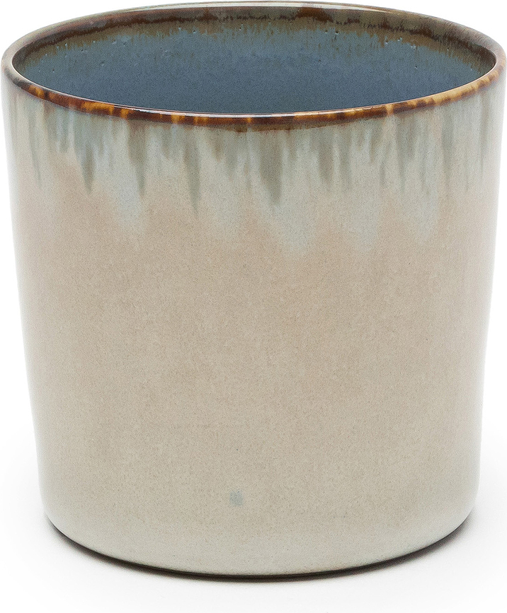 Terres de Rêves Šalica visoka 230 ml bež-plava