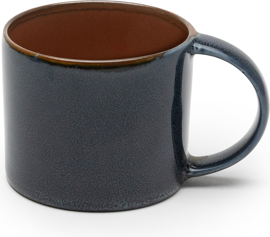 Terres de Rêves Šalica za espresso 85 ml crno-crvena