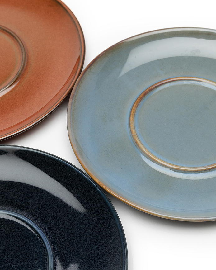 Terres de Rêves Soucoupe pour tasse à espresso, 13,5 cm, marron