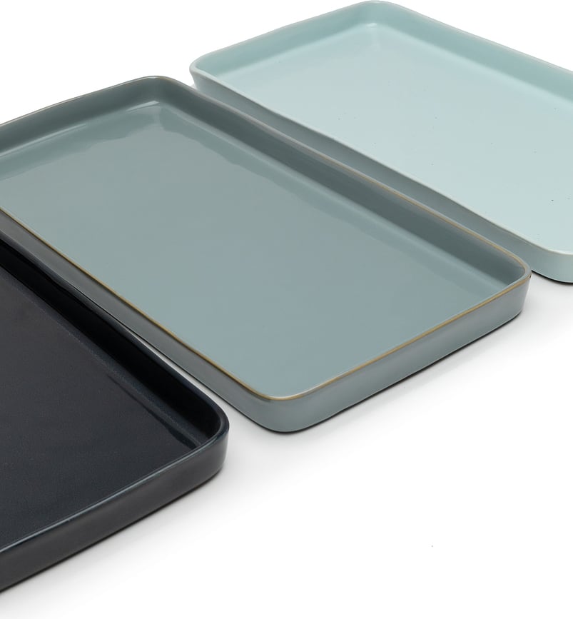 Terres de Rêves Tanjur pravokutni 37 cm tamnoplavi