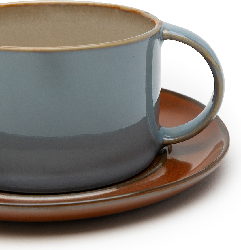 Terres de Rêves Tasse à café, 190 ml, marron-noir