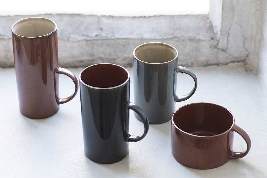 Terres de Rêves Tasse à espresso, 85 ml, marron-noir