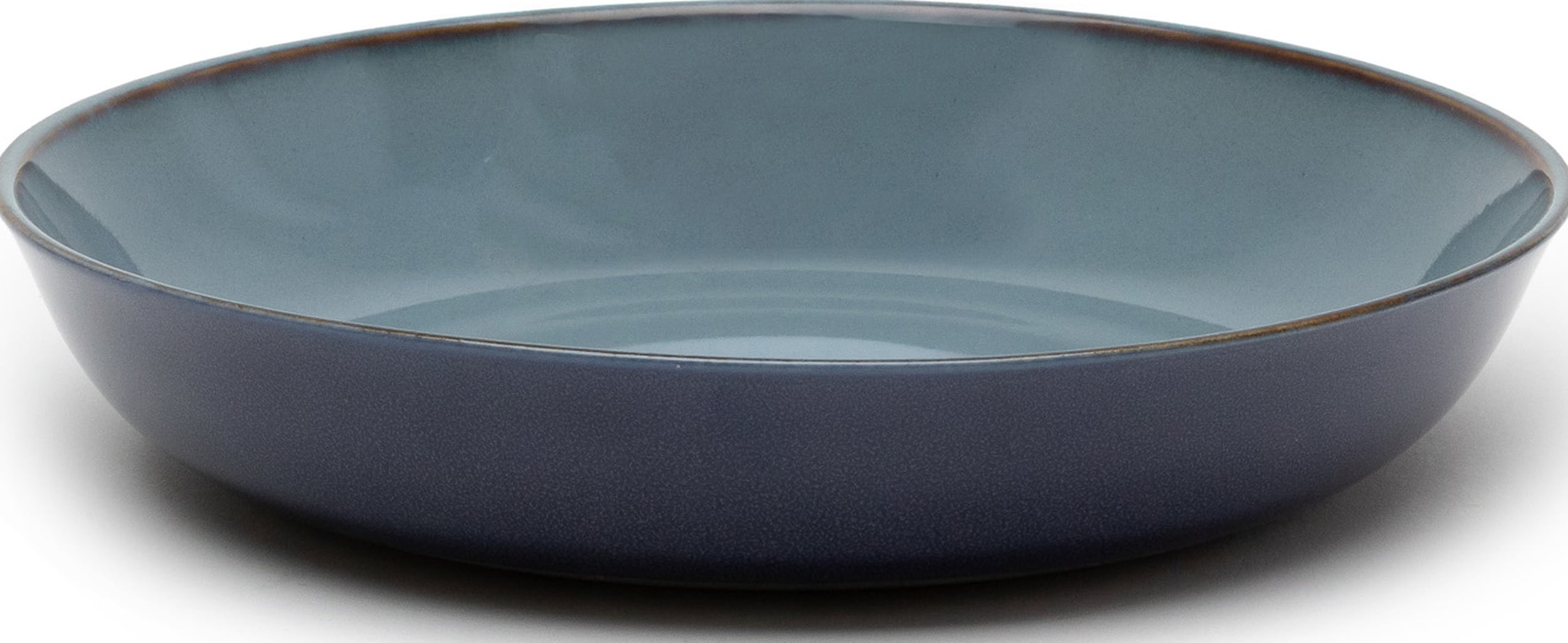 Terres de Rêves Tiefer Teller 17,5 cm, blau