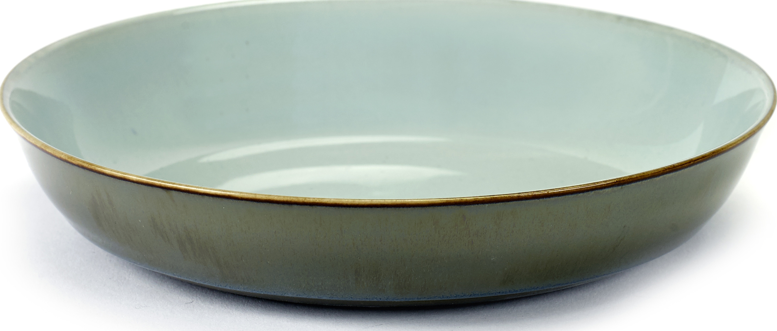 Terres de Rêves Tiefer Teller 17,5 cm, hellblau