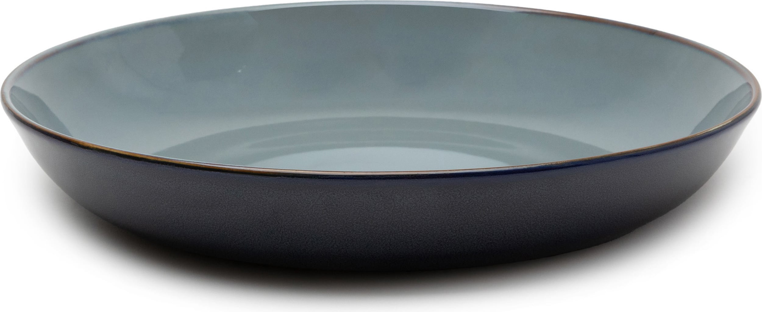 Terres de Rêves Tiefer Teller 23,5 cm, blau
