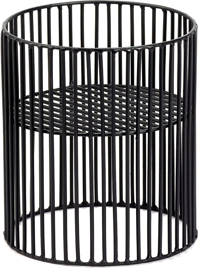 Turn Metal Sculptures Καλάθι Αποθήκευσης, 26 cm