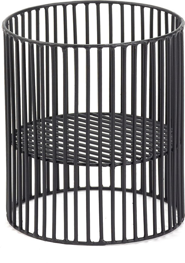 Turn Metal Sculptures Panier De Rangement