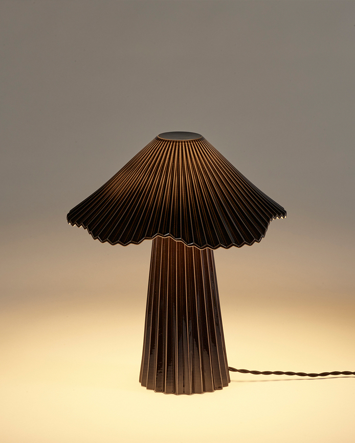 Uala Namizna svetilka, 34 cm, črna