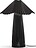 Uala Stolna Lampa 48 cm crna
