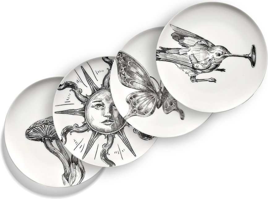 Unity Assiettes à pain, Lot de 4