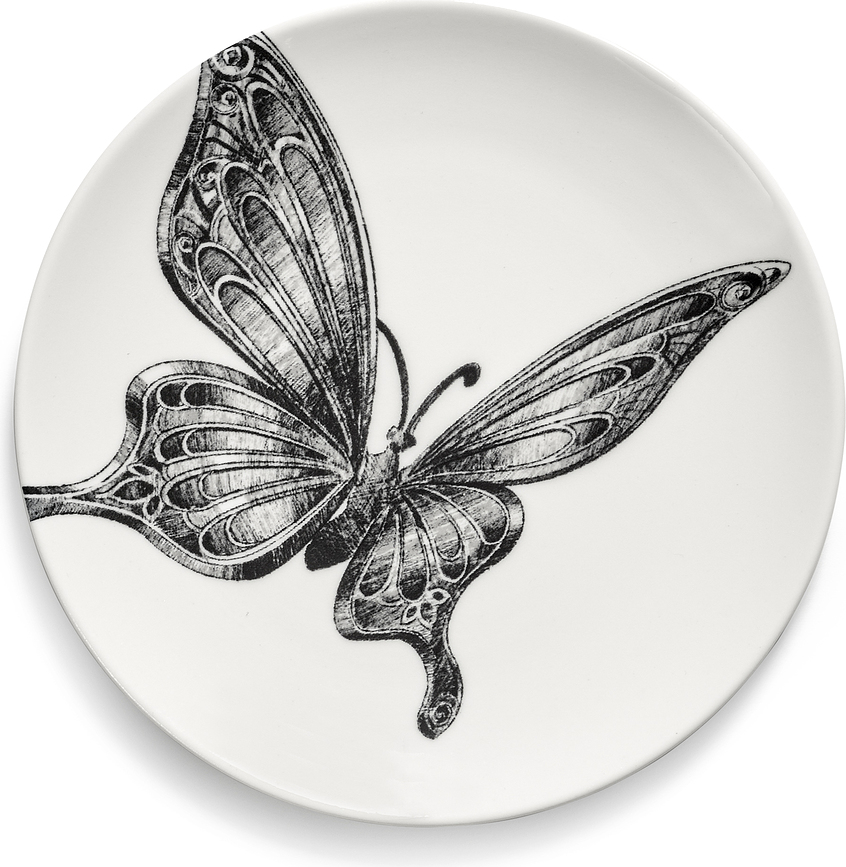 Unity Butterfly Assiettes à collation 12 cm, lot de 2