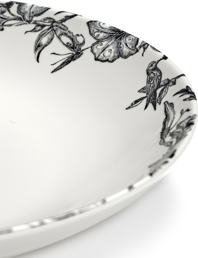 Unity Enchanted Garden Βαθιά Πιάτα, 27 cm, πολύχρωμα, 2 τμχ