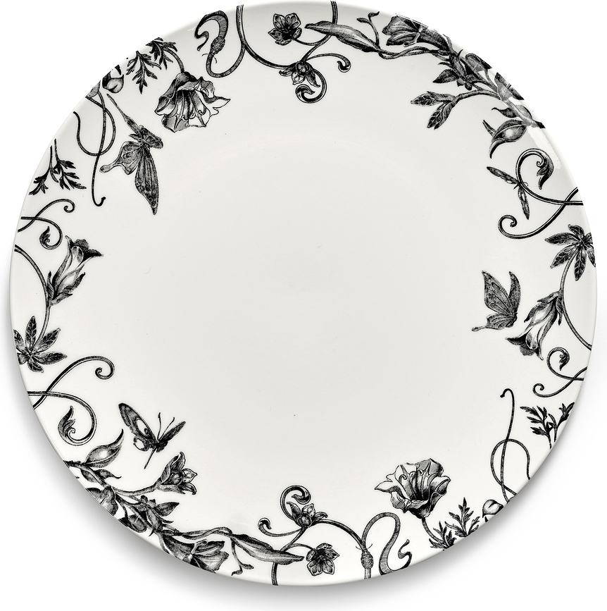 Unity Floral Fantasy Krožniki za zajtrk, 21 cm, cvetlični vzorec, 2 kosa