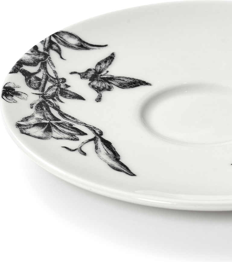 Unity Magical Blossom Soucoupes pour tasses à espresso, lot de 2