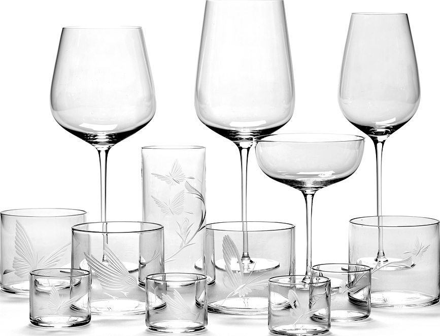 Unity Ποτήρια Σαμπάνιας πλατιά, 4 τμχ