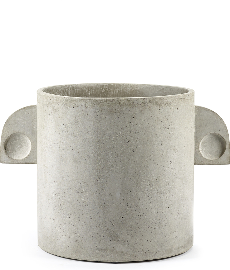 Urban Jungle Art Deco Okrasni Lonec, okrogel