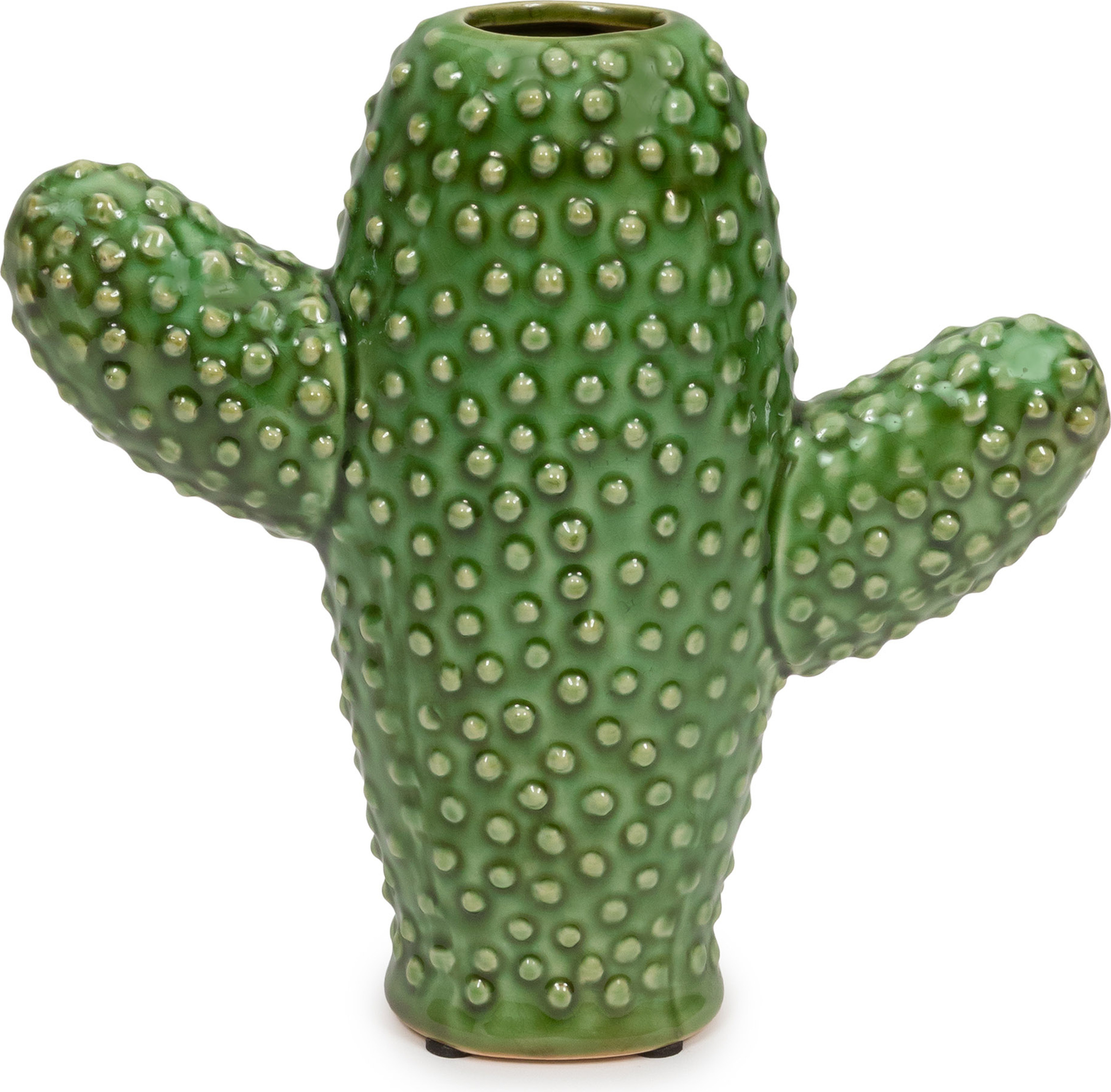 Keramikvasen Urban Jungle Vase Kaktus, 20 Cm
