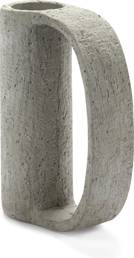 Vase avec anse FCK Ciment 31,5 cm