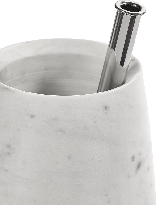 Vase en marbre Josephine 35 cm, noir