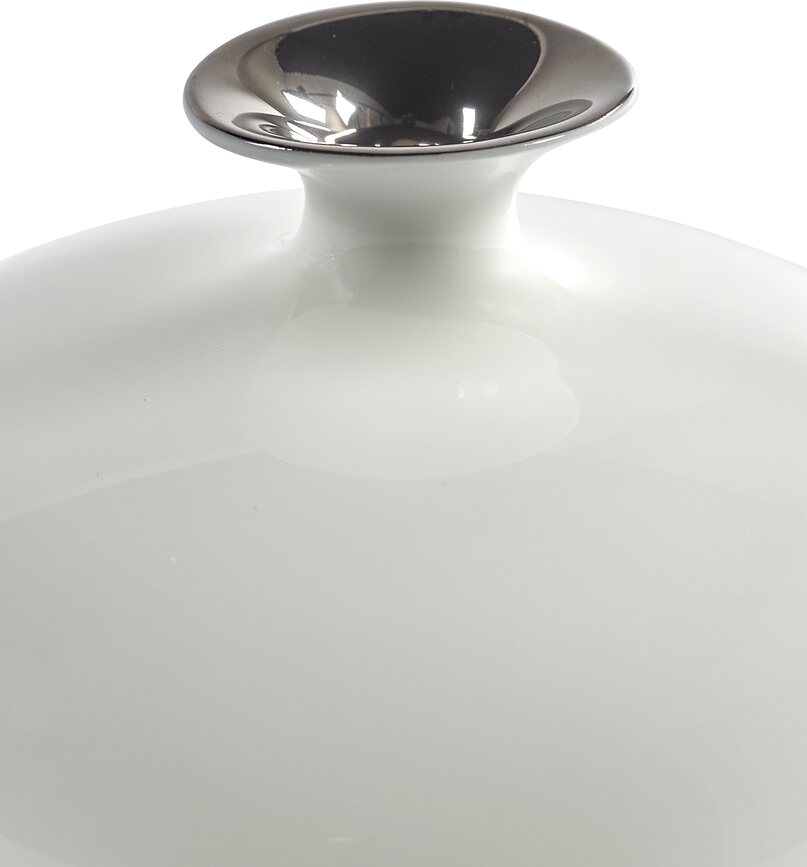 Vase en porcelaine Josephine 9 cm, argenté