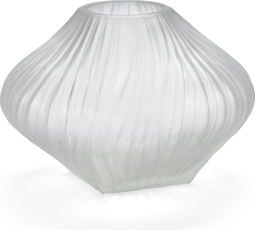 Vase en verre Josephine 23,6 cm givré