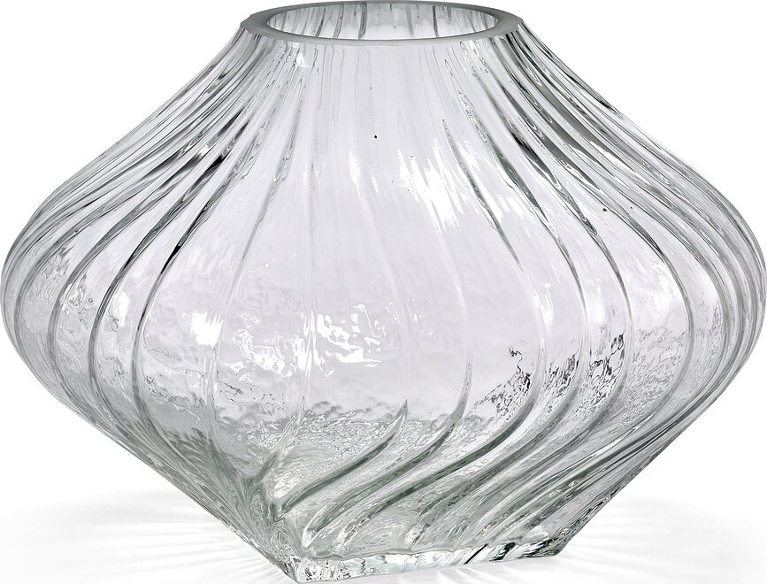 Vase en verre Josephine 23,6 cm transparent