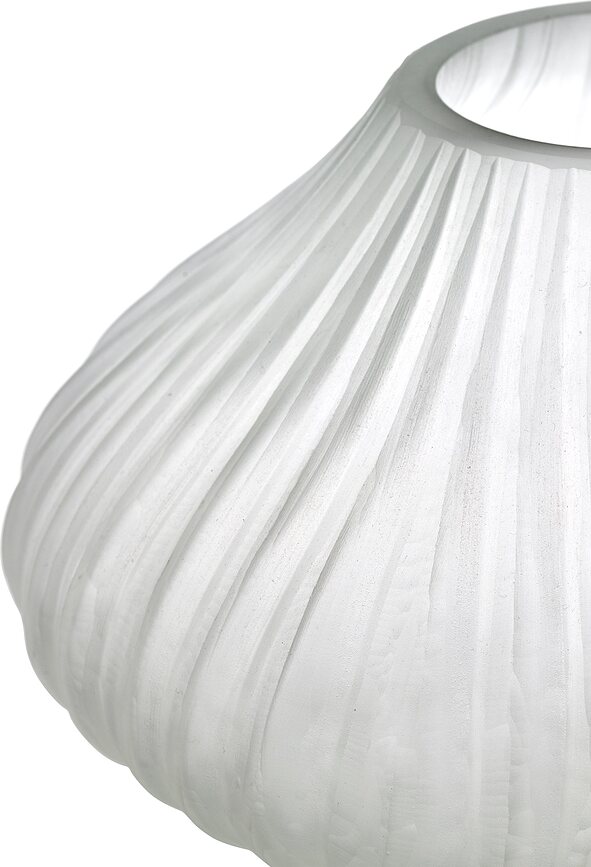 Vase en verre Josephine 23,6 cm noir mat