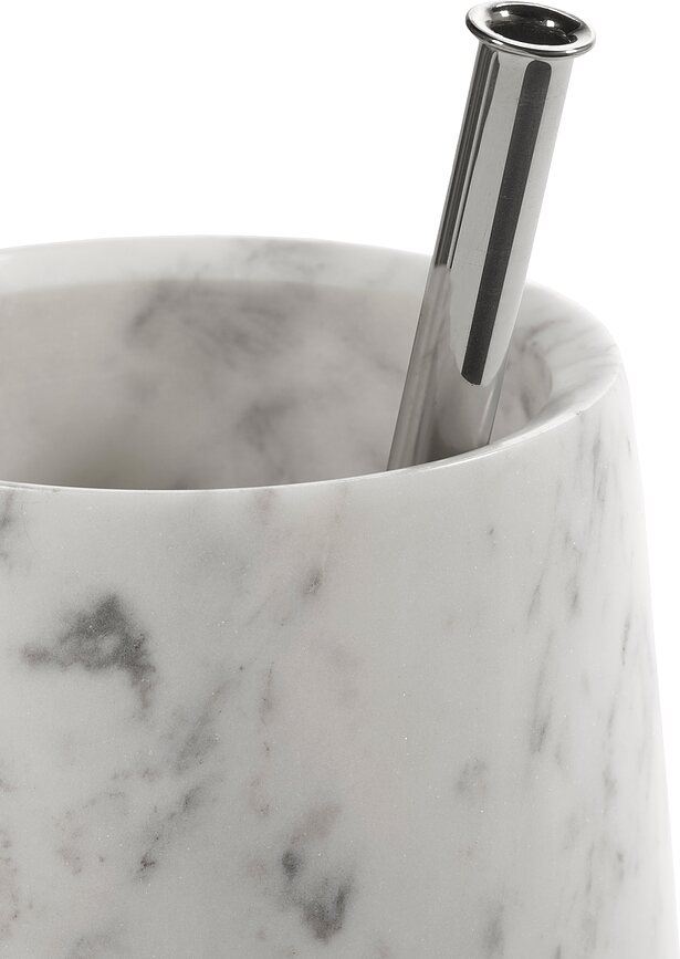 Vase Josephine en marbre, 40 cm, blanc