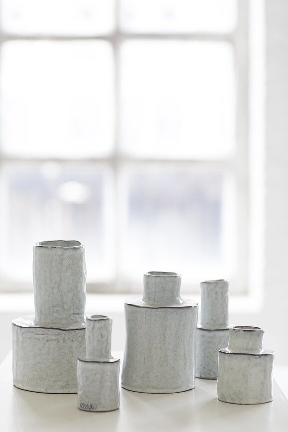 Vase Marie 20 cm, blanc