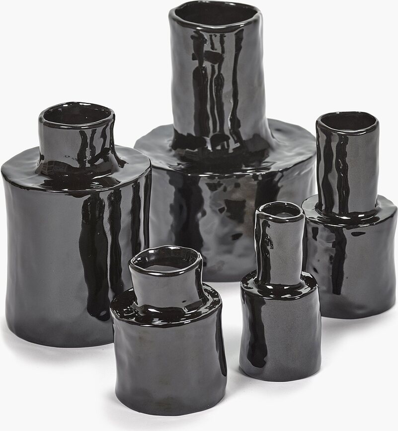 Vase Marie 20 cm, noir