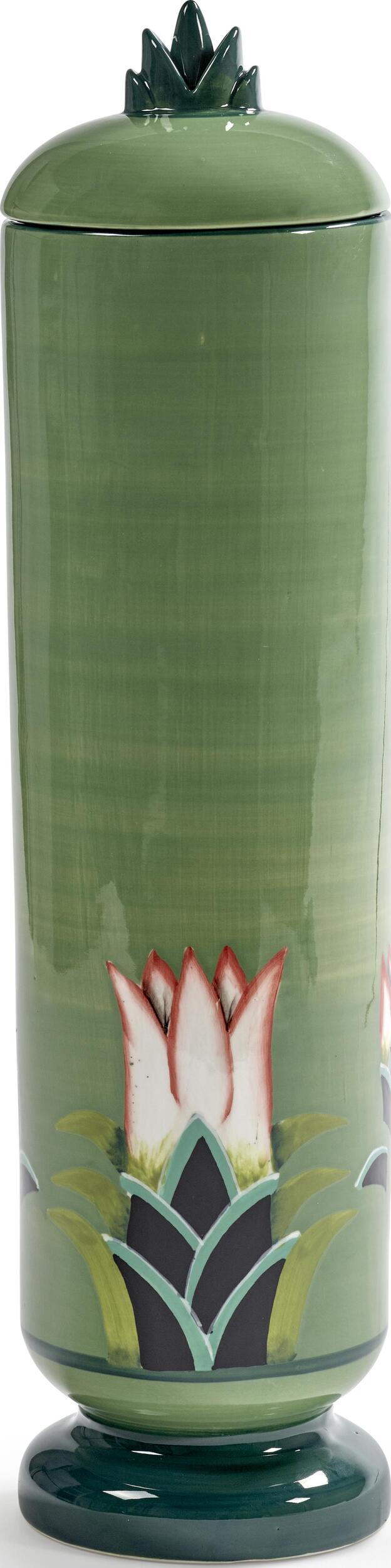 Vase mit Deckel Flamboyance 47 cm
