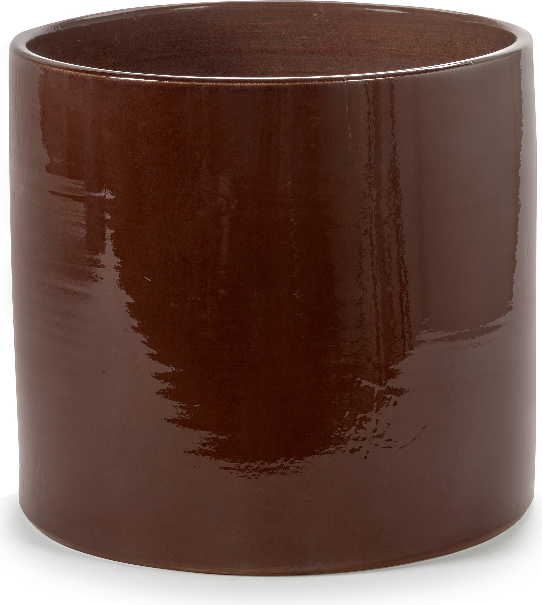 Vaso Blumentopf 45 cm, braun