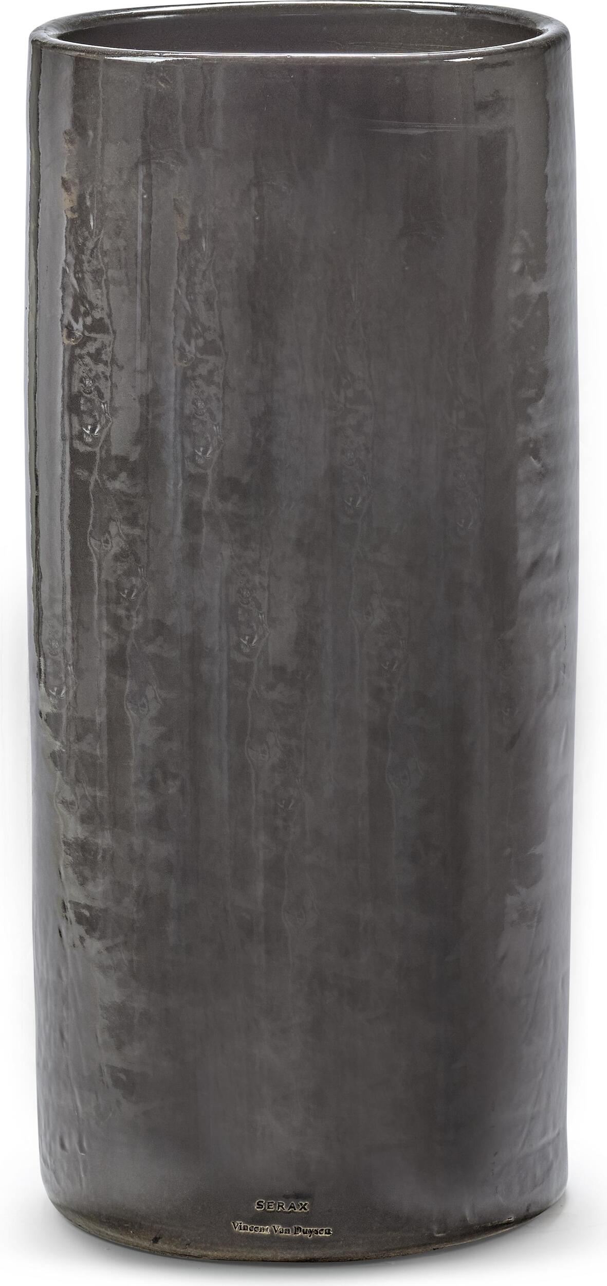 Vaso Blumentopf hoch 22 cm, anthrazit