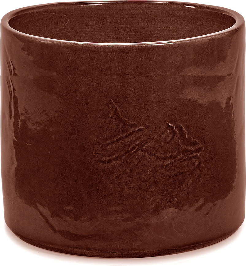 Vaso Cache-pot, marron