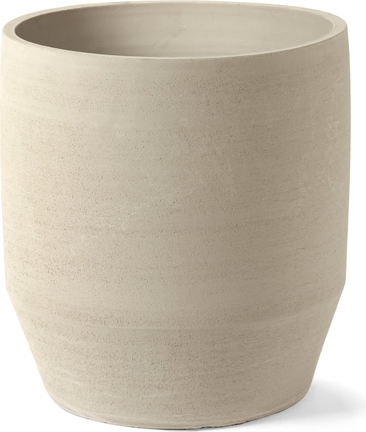 Vaso Construct 33 cm beige