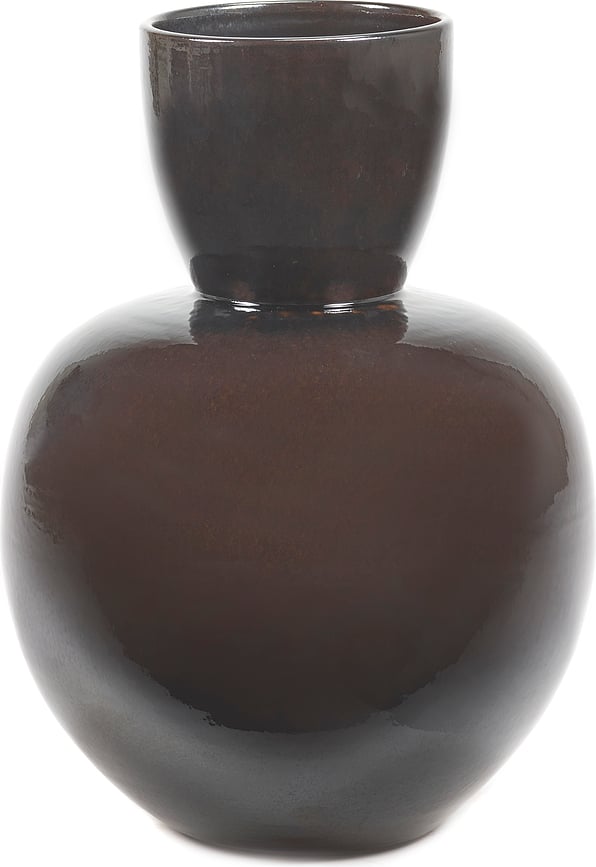 Vaso decorativo Pure 39 cm marrone