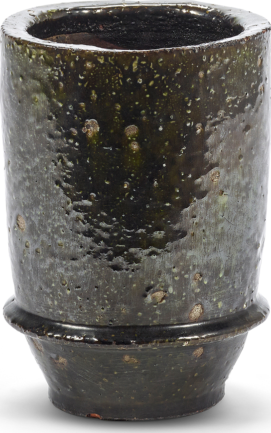 Vaso Dune 18 cm, verde scuro