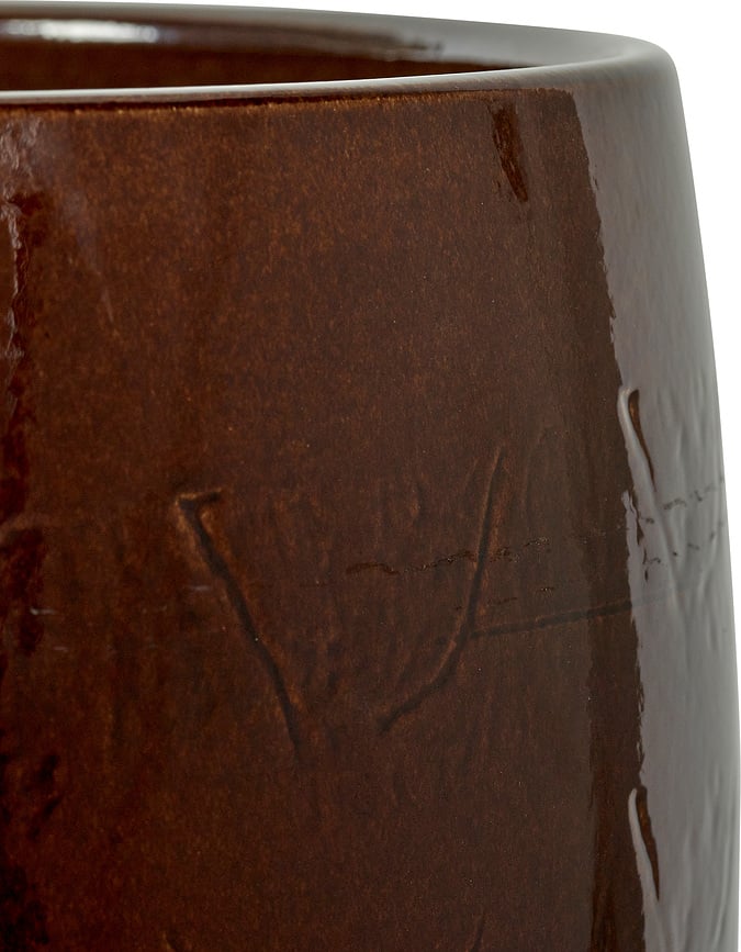 Vaso Κασπώ ψηλό, 22 cm, καφέ