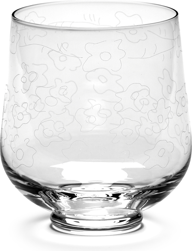 Vaso Midnight Flowers, 450 ml