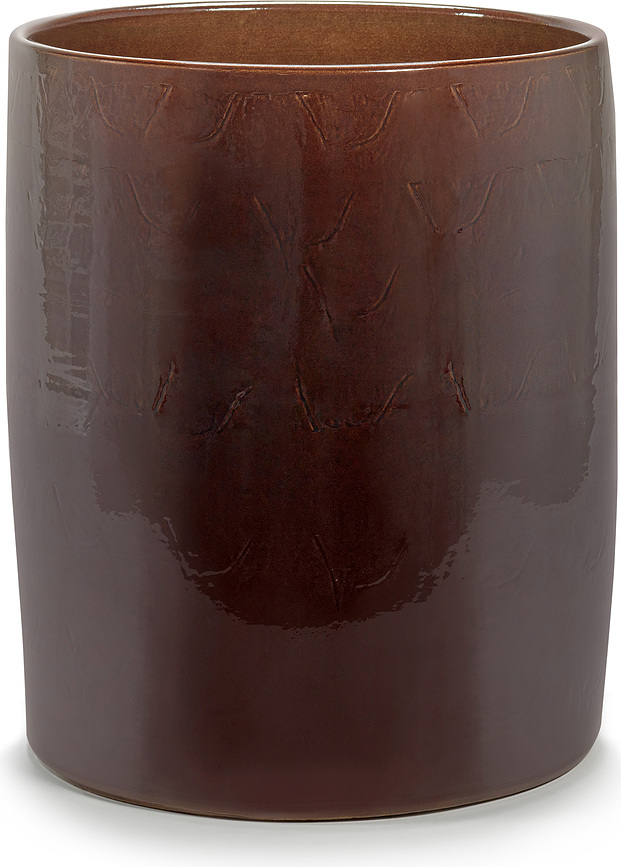 Vaso Okrasni lonec, 39 cm, rjav