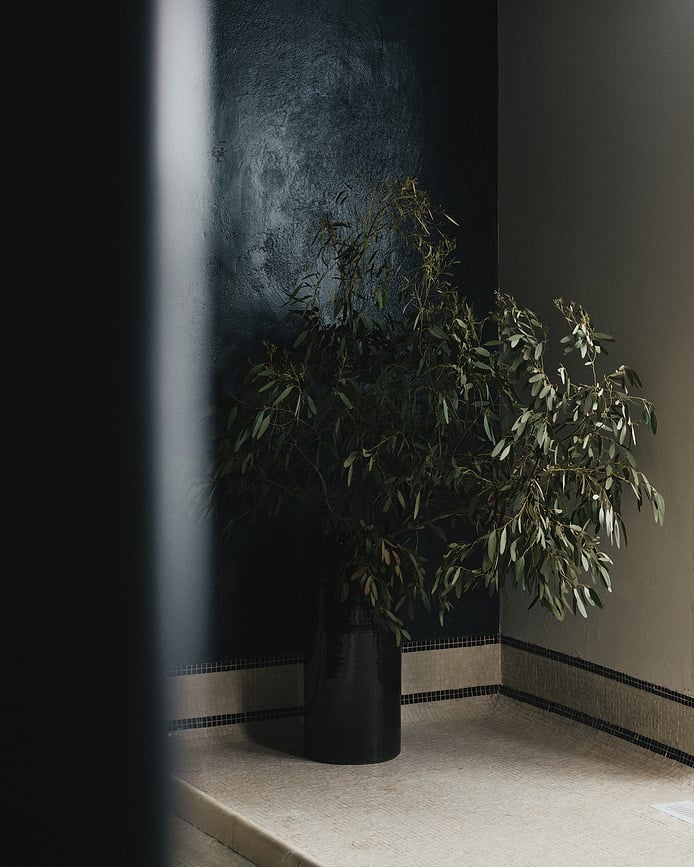 Vaso Tegla 29 cm antracitna