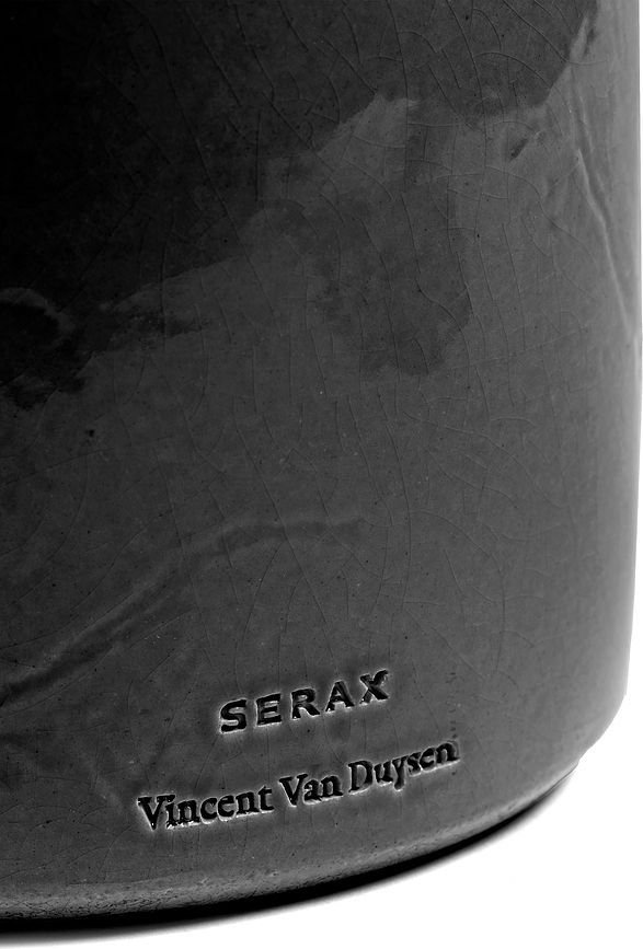 Vaso Tegla 29 cm antracitna