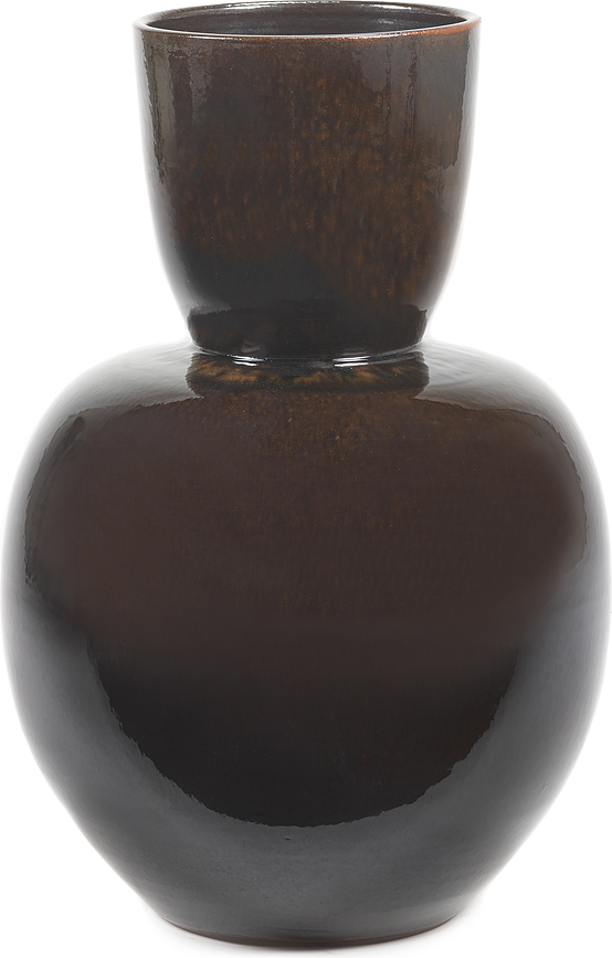 Vaso Pure decorativo 45 cm, marrone