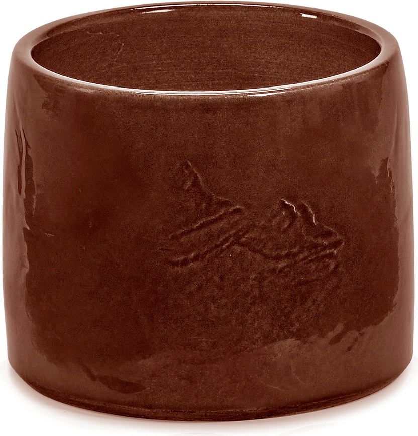 Vaso Tegla 15 cm smeđa