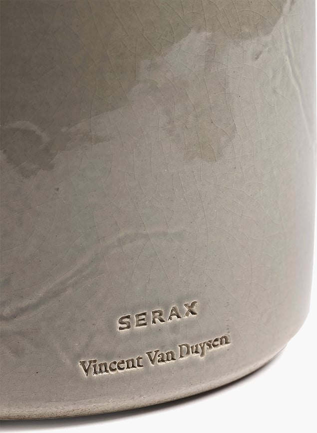 Vaso Ukrasna Posuda visoka 15 cm svijetlosiva