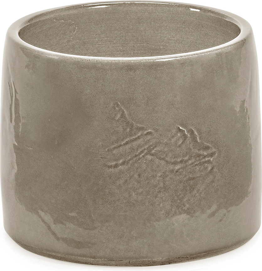 Vaso Tegla za cvijeće 15 cm siva