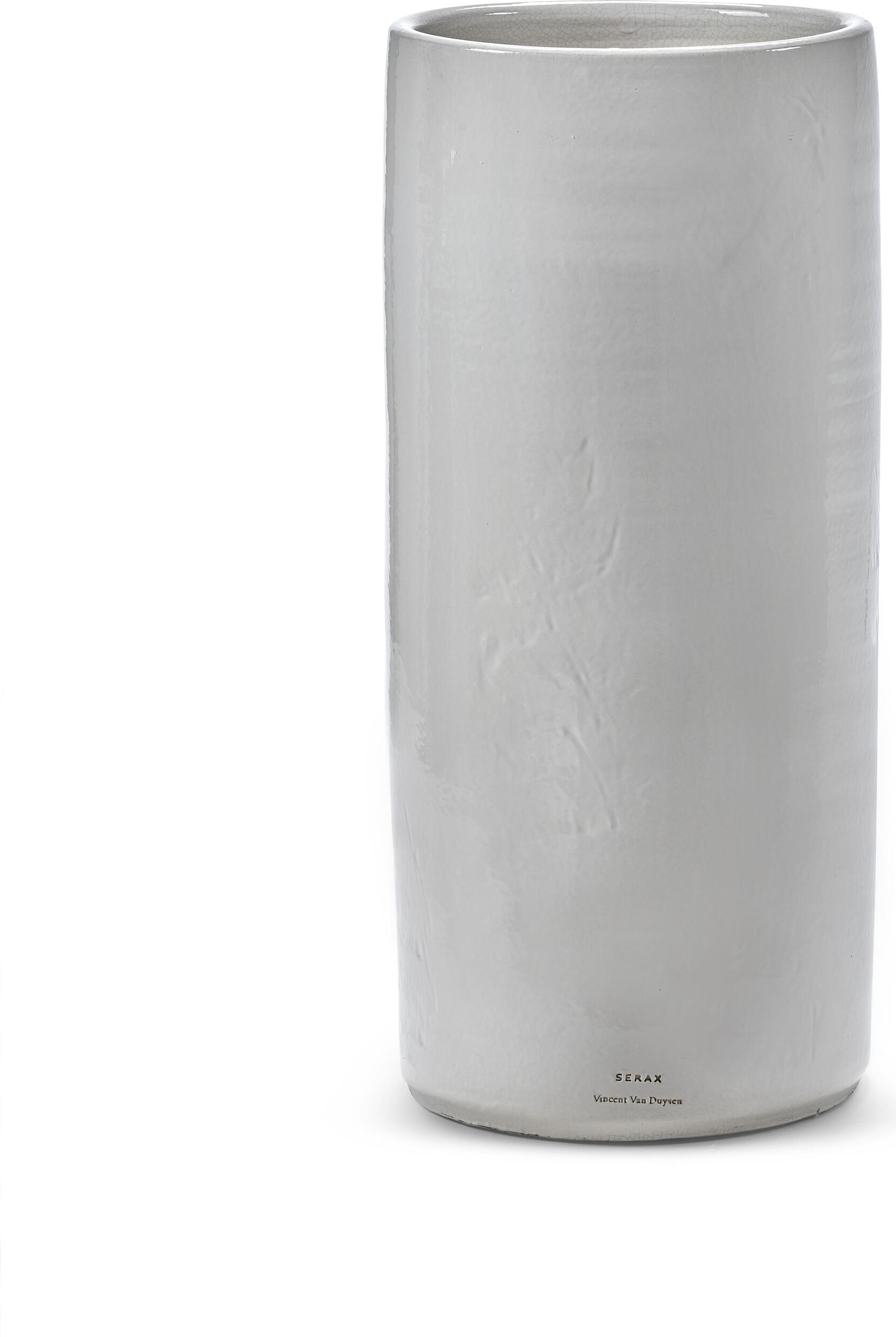 Vaso Übertopf hoch 22 cm, weiß
