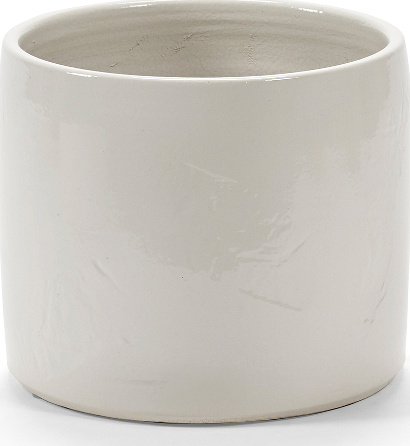 Vaso Ukrasna Tegla 15 cm bijela