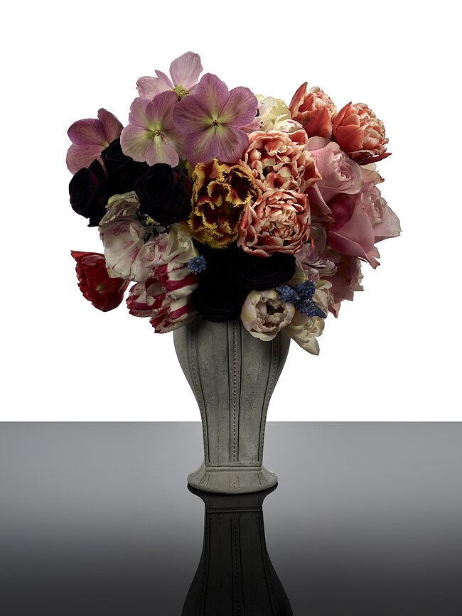 Vaza Josephine betonska, 20 cm